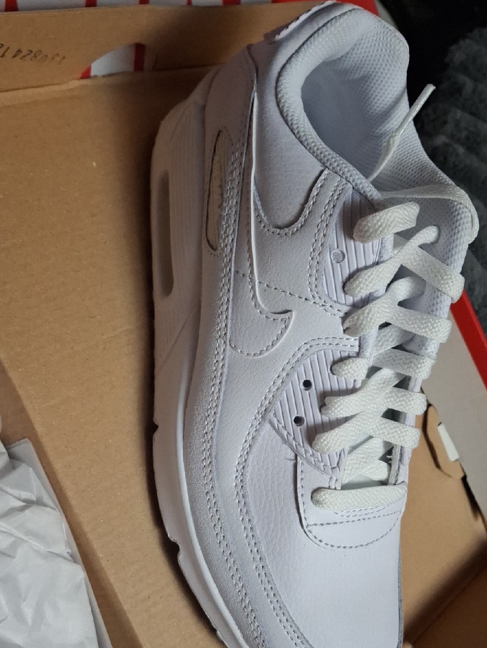 Nike White Leather Low-Top Sneaker
